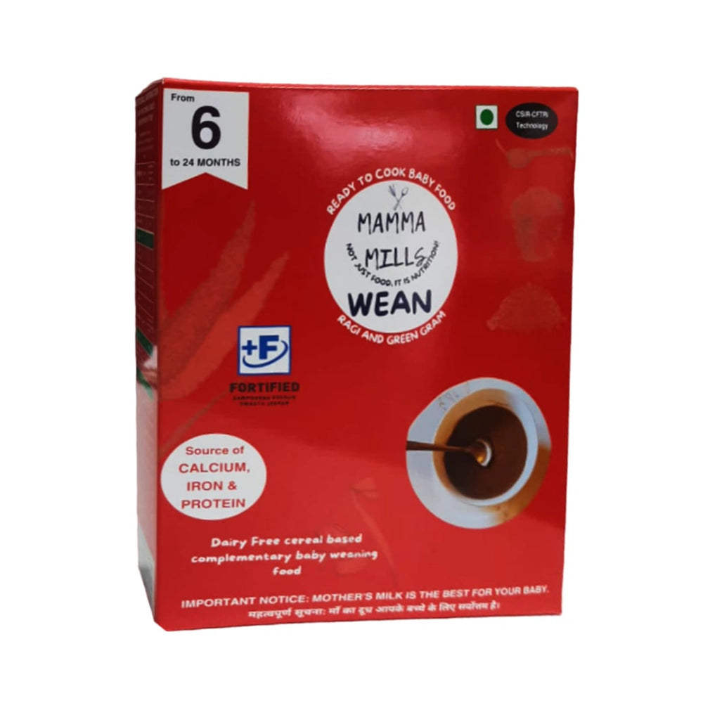 Wean Ready to cook Baby Foods Ragi and Green Gram-1